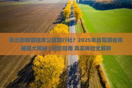 张北到新疆独库公路旅行社