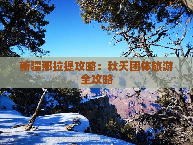 秋天去新疆那拉提团体旅游