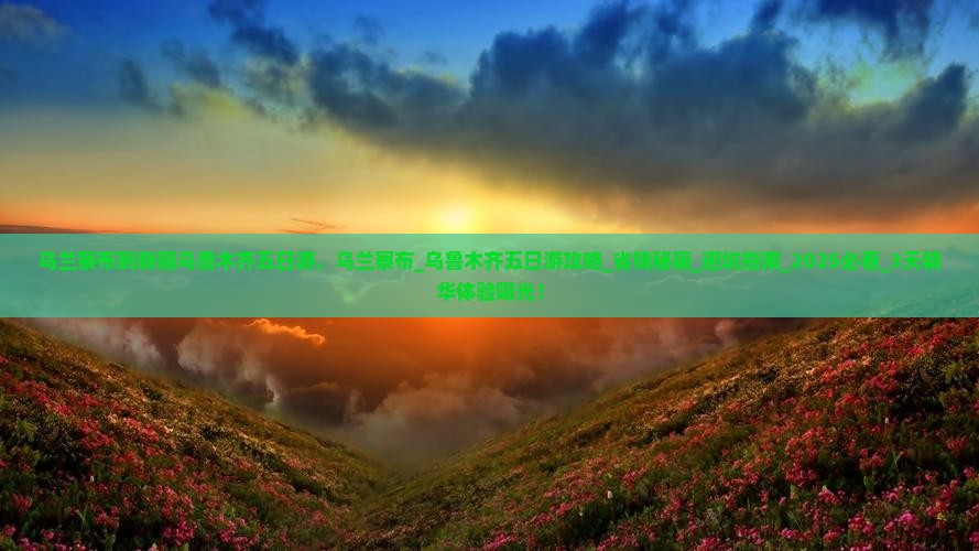 乌兰察布到新疆乌鲁木齐五日游