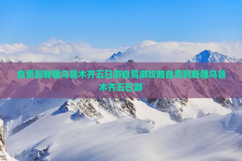 自贡到新疆乌鲁木齐五日游