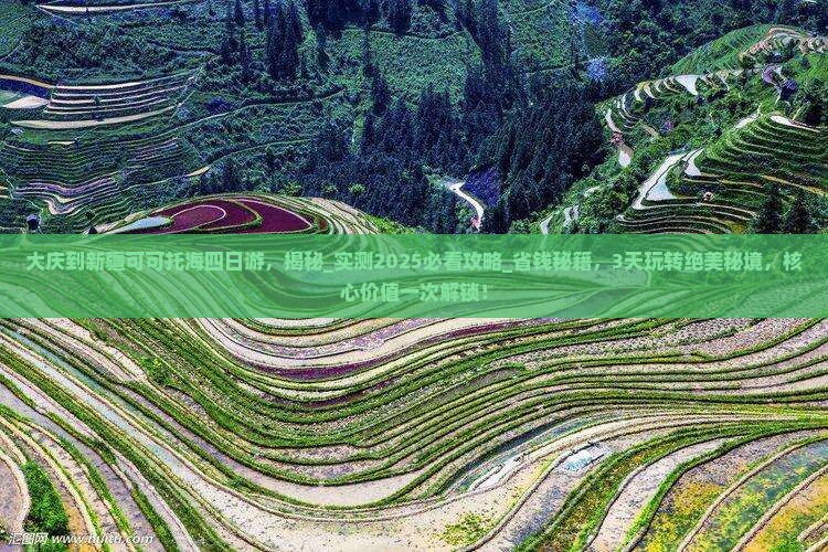 大庆到新疆可可托海四日游