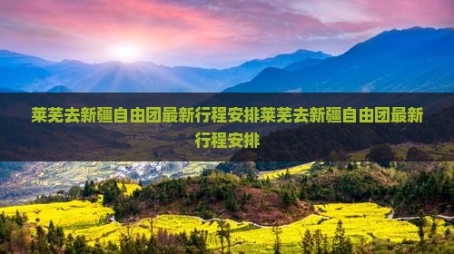 莱芜去新疆自由团