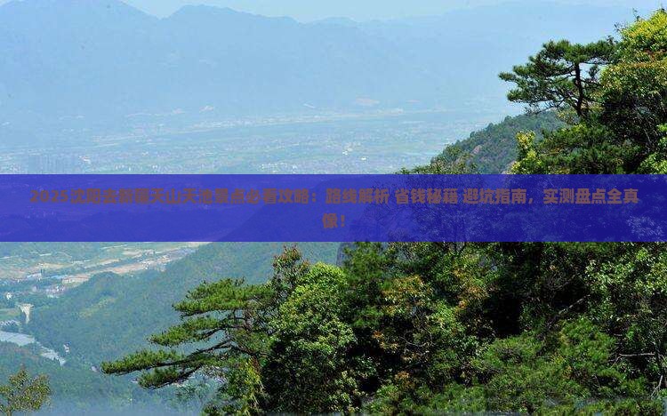 沈阳去新疆天山天池景点