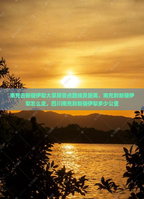 南充去新疆伊犁大草原景点
