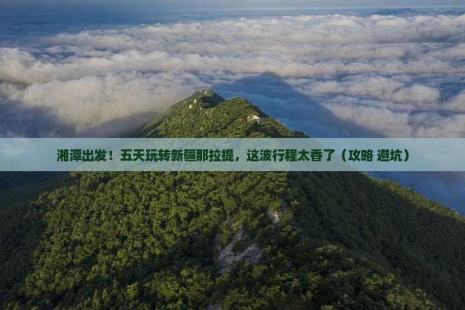 湘潭去新疆那拉提五日游