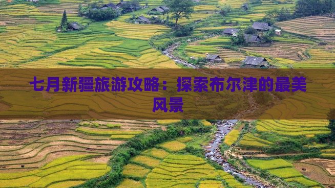 七月到新疆布尔津团体旅游