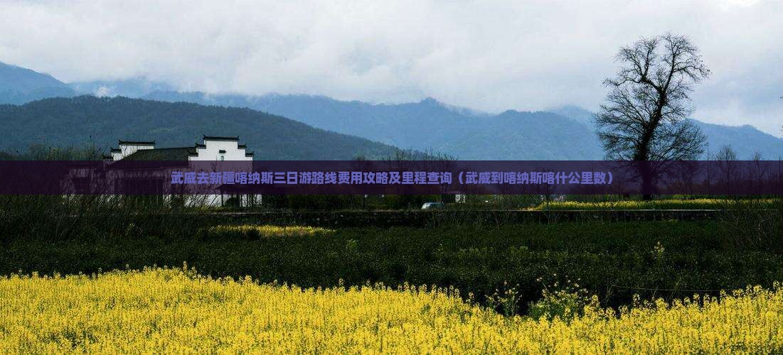 武威去新疆喀纳斯三日游