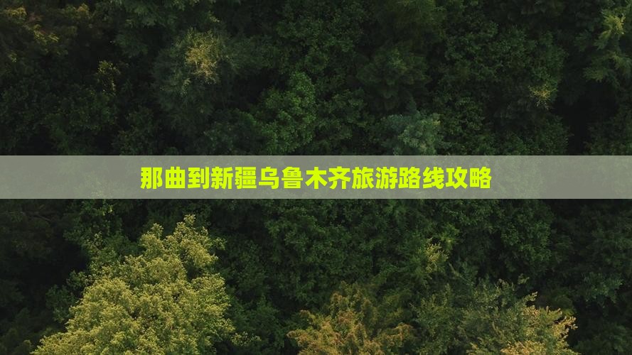 那曲去新疆乌鲁木齐攻略