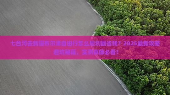 七台河去新疆布尔津自由行