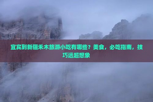 宜宾到新疆禾木旅游小吃