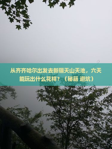 齐齐哈尔去新疆天山天池六日游