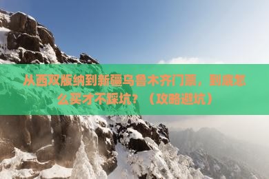 西双版纳到新疆乌鲁木齐门票
