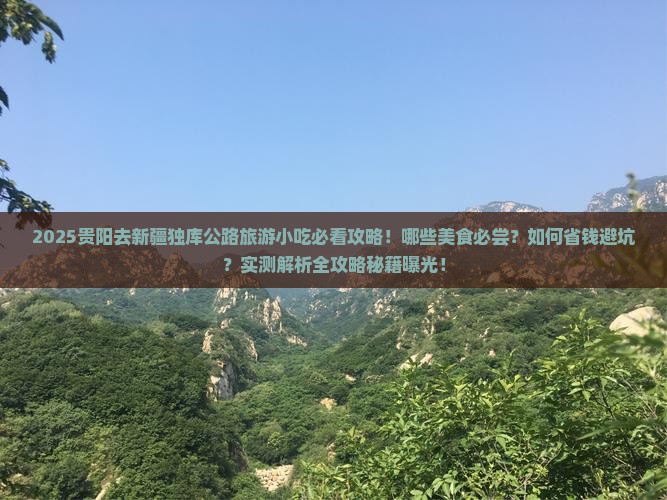 贵阳去新疆独库公路旅游小吃