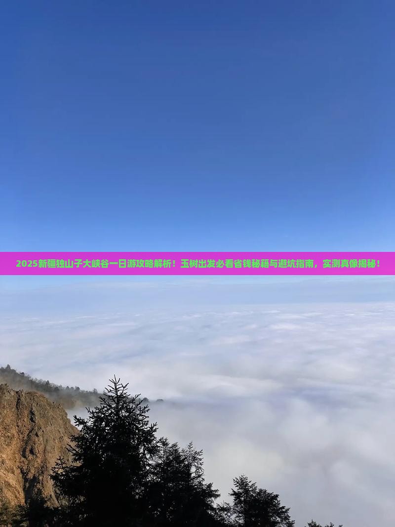 玉树到新疆独山子大峡谷一日