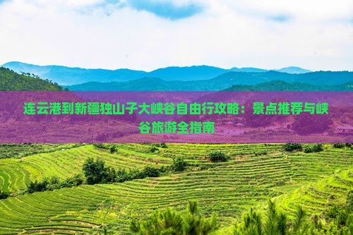 连云港到新疆独山子大峡谷自由行