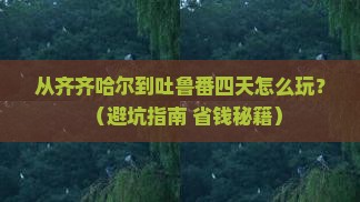 齐齐哈尔去新疆吐鲁番四日游