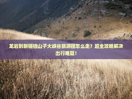 龙岩到新疆独山子大峡谷大型旅游团