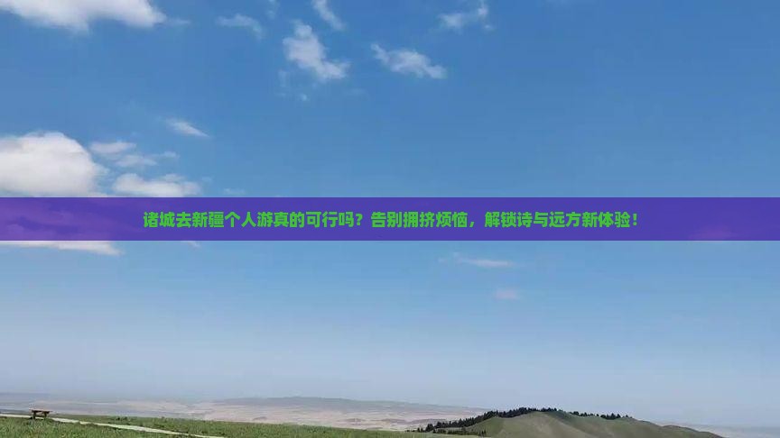 诸城去新疆个人游
