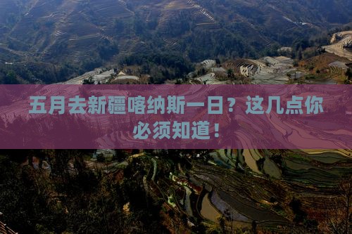 五月去新疆喀纳斯一日 五月去新疆喀纳斯一日