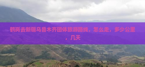 鹤岗去新疆乌鲁木齐团体旅游