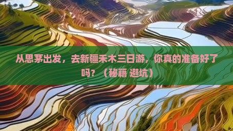 思茅去新疆禾木三日游