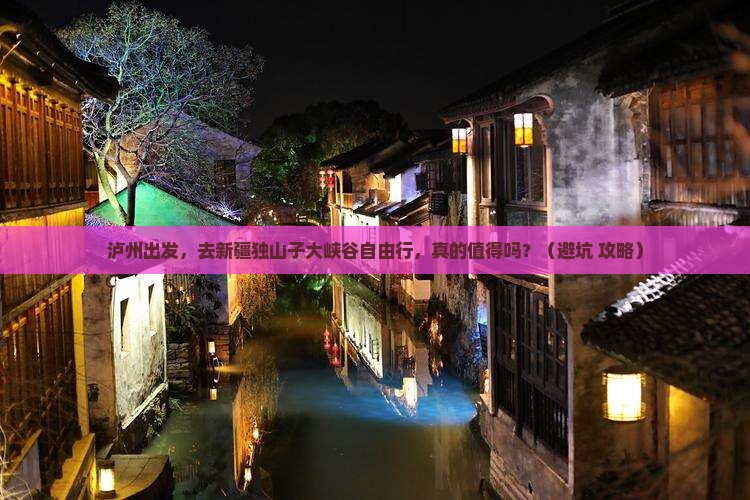 泸州到新疆独山子大峡谷自由行