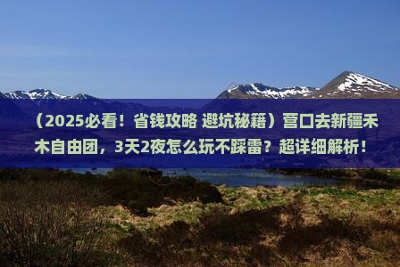 营口去新疆禾木自由团