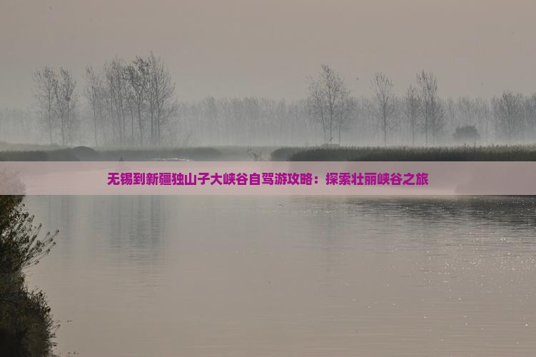 无锡到新疆独山子大峡谷个人游