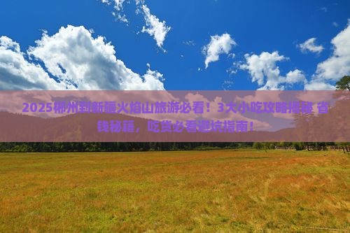 郴州到新疆火焰山旅游小吃