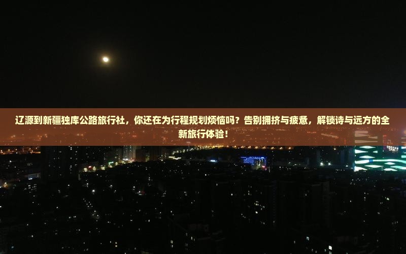 辽源到新疆独库公路旅行社