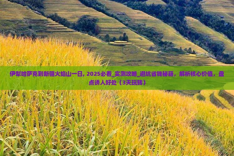 伊犁哈萨克到新疆火焰山一日 伊犁哈萨克到新疆火焰山一日