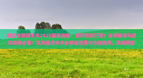 商丘去新疆禾木攻略