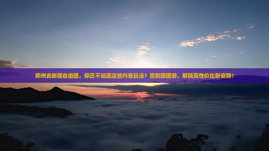 郑州去新疆自由团