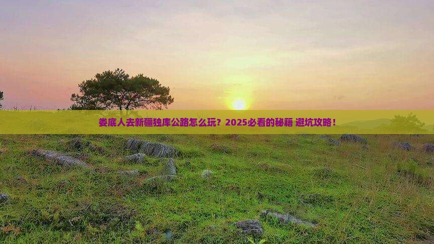 娄底去新疆独库公路哪里玩