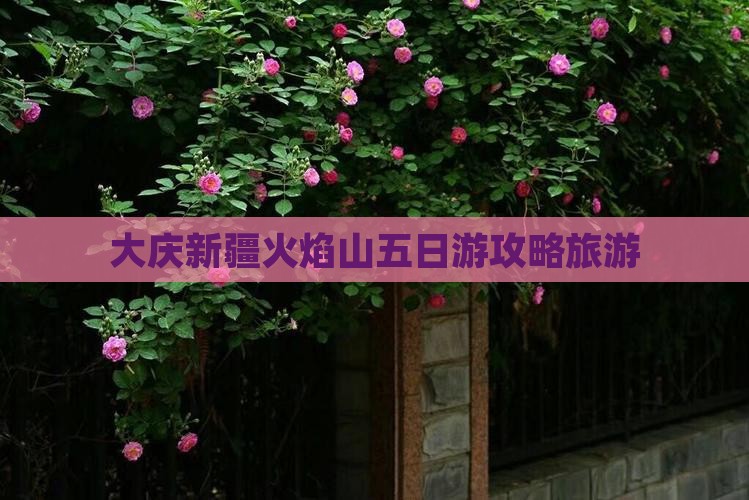 大庆去新疆火焰山五日游