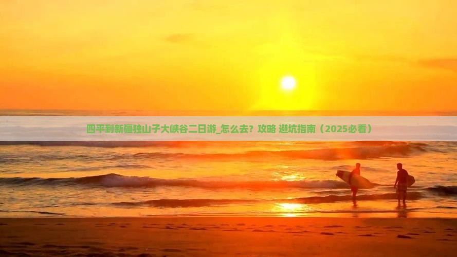 四平到新疆独山子大峡谷二日游