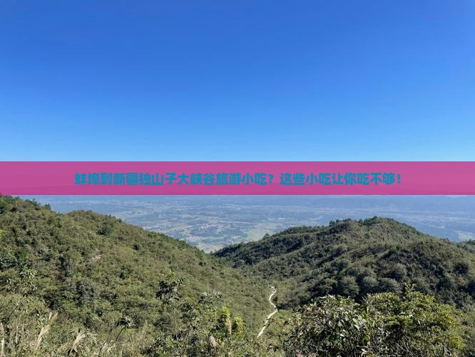 蚌埠到新疆独山子大峡谷旅游小吃