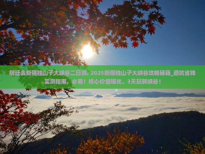 宿迁去新疆独山子大峡谷二日游