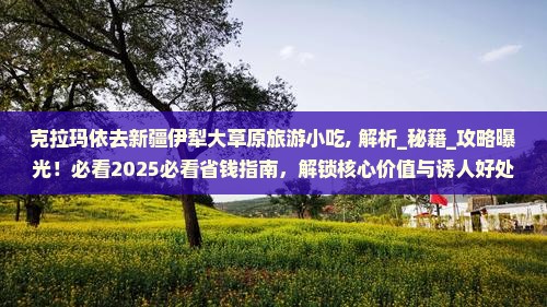 克拉玛依去新疆伊犁大草原旅游小吃