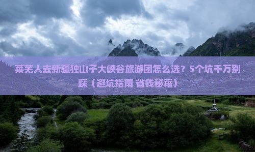 莱芜去新疆独山子大峡谷大型旅游团