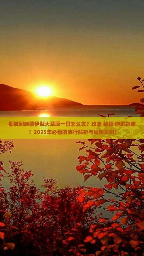 桐城到新疆伊犁大草原一日