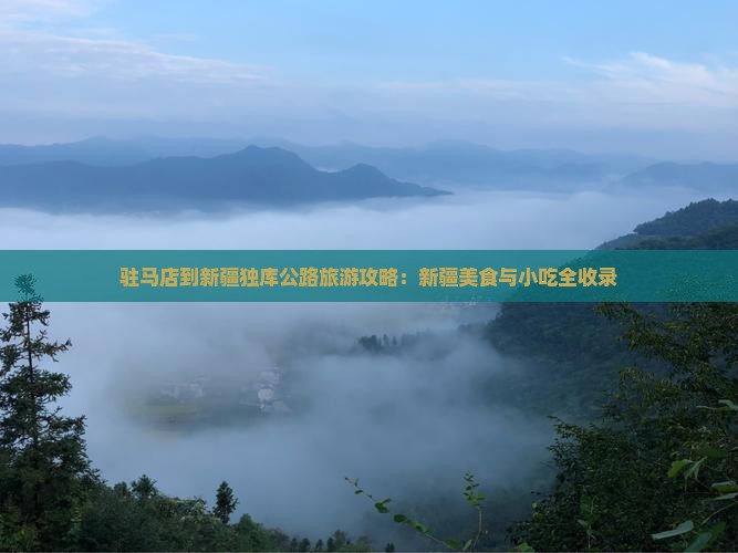 驻马店到新疆独库公路旅游小吃