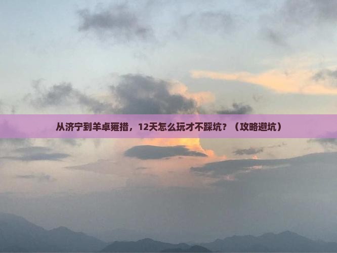 济宁到西藏羊卓雍措景点