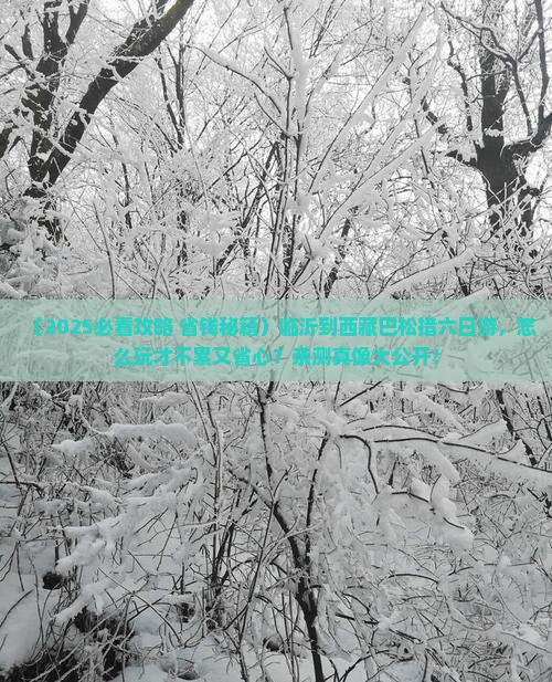 临沂到西藏巴松措六日游