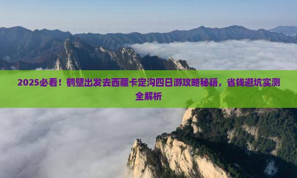 鹤壁到西藏卡定沟四日游