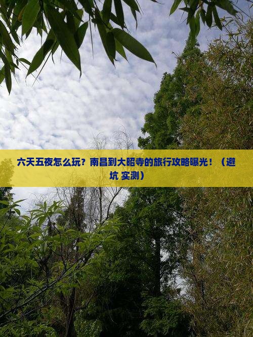 南昌到西藏大昭寺六日游