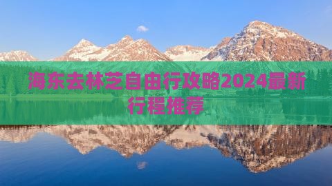 海东去西藏林芝自由行
