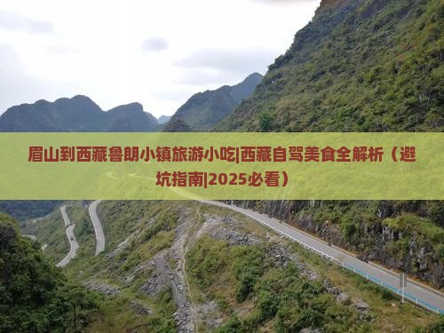 眉山到西藏鲁朗小镇旅游小吃