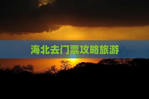 海北去西藏门票