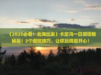 北海去西藏卡定沟一日